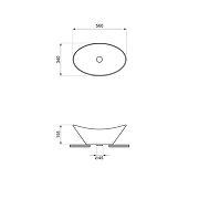 Раковина-чаша Wellsee Dulcet Tones 56 339003000 цвет Белый глянцевый-8