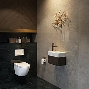 Раковина Wellsee WC Area 40 L 151802000 цвет Белый глянцевый-4