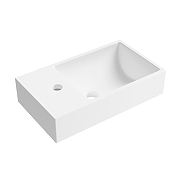 Раковина Wellsee WC Area 45 L 151804000 цвет Белый глянцевый