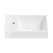 Раковина Wellsee WC Area 45 L 151804000 цвет Белый глянцевый-1