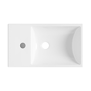 Раковина Wellsee WC Area 45 L 151804000 цвет Белый глянцевый-2