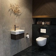 Раковина Wellsee WC Area 45 L 151808000 цвет Белый глянцевый-7