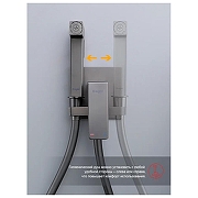 Гигиенический душ со смесителем Raglo R02.54.09 цвет Графит матовый-5