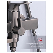 Душевая система Raglo R07.24.09 цвет Графит матовый-4