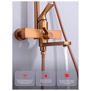 Душевая система Raglo R07.24.33 цвет Медь-3