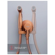 Гигиенический душ со смесителем Raglo R20.54.33 цвет Медь-4
