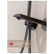 Смеситель для ванны Raglo R07.32.09 цвет Графит матовый-3