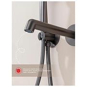 Смеситель для ванны Raglo R20.32.09 цвет Графит матовый-3