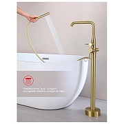Смеситель для ванны Raglo R20.33.03 цвет Золото матовое-5