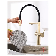 Смеситель для кухни Raglo R20.63.03 цвет Золото матовое-8