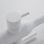 Смеситель для кухни Shevanik S248C цвет Белый матовый-14