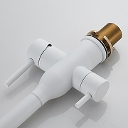 Смеситель для кухни Shevanik S248C цвет Белый матовый-19