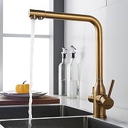 Смеситель для кухни Shevanik S248G цвет Золотой сатин-5