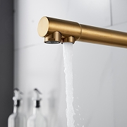 Смеситель для кухни Shevanik S248G цвет Золотой сатин-10