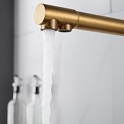 Смеситель для кухни Shevanik S248G цвет Золотой сатин-11