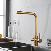 Смеситель для кухни Shevanik S248G цвет Золотой сатин-13