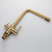 Смеситель для кухни Shevanik S248G цвет Золотой сатин-15