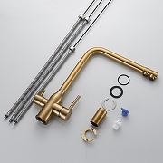 Смеситель для кухни Shevanik S248G цвет Золотой сатин-21