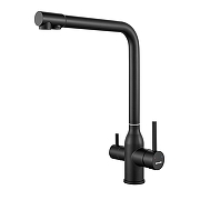 Смеситель для кухни Shevanik S248H цвет Черный матовый