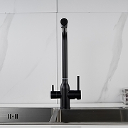 Смеситель для кухни Shevanik S248H цвет Черный матовый-3