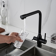 Смеситель для кухни Shevanik S248H цвет Черный матовый-7