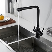 Смеситель для кухни Shevanik S248H цвет Черный матовый-8