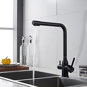 Смеситель для кухни Shevanik S248H цвет Черный матовый-12