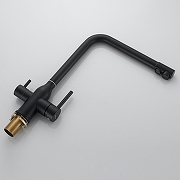 Смеситель для кухни Shevanik S248H цвет Черный матовый-15