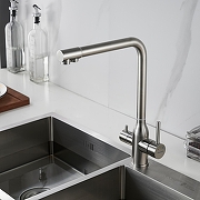 Смеситель для кухни Shevanik S248L цвет Сатин-9