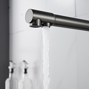 Смеситель для кухни Shevanik S248T цвет Оружейная сталь-10