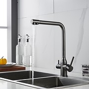 Смеситель для кухни Shevanik S248T цвет Оружейная сталь-12