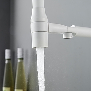 Смеситель для кухни Shevanik S378C цвет Белый матовый-15