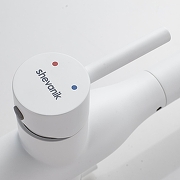 Смеситель для кухни Shevanik S378C цвет Белый матовый-21