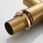 Смеситель для кухни Shevanik S378G цвет Золотой сатин Белый-23