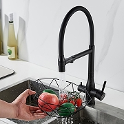 Смеситель для кухни Shevanik S378H цвет Черный матовый-7