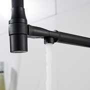 Смеситель для кухни Shevanik S378H цвет Черный матовый-11