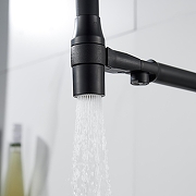 Смеситель для кухни Shevanik S378H цвет Черный матовый-12