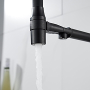 Смеситель для кухни Shevanik S378H цвет Черный матовый-13