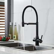 Смеситель для кухни Shevanik S378H цвет Черный матовый-14