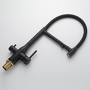 Смеситель для кухни Shevanik S378H цвет Черный матовый-18