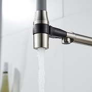 Смеситель для кухни Shevanik S378L цвет Сатин-12