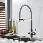 Смеситель для кухни Shevanik S378L цвет Сатин-13