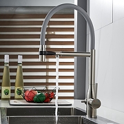 Смеситель для кухни Shevanik S378L цвет Сатин-15