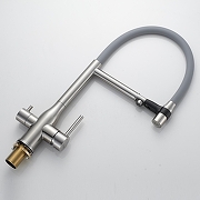 Смеситель для кухни Shevanik S378L цвет Сатин-17