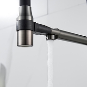 Смеситель для кухни Shevanik S378T цвет Оружейная сталь-12