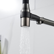 Смеситель для кухни Shevanik S378T цвет Оружейная сталь-13