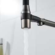 Смеситель для кухни Shevanik S378T цвет Оружейная сталь-14