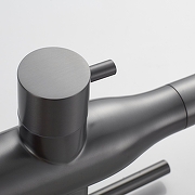 Смеситель для кухни Shevanik S378T цвет Оружейная сталь-20