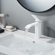 Смеситель для раковины Shevanik S4001C цвет Белый матовый-5