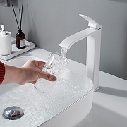 Смеситель для раковины Shevanik S4011C цвет Белый матовый-2